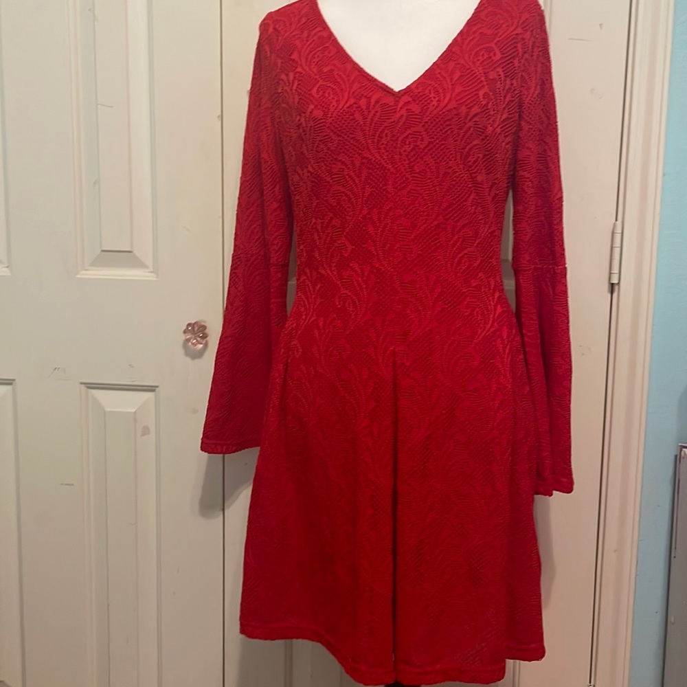 Dina Be Francesca’s brand red dress sz L